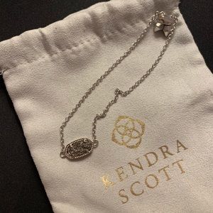 Kendra Scott Silver Bracelet in Platinum Drusy